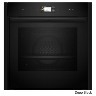 Neff NVS60E6D0 Σετ (B69VS3AY0+Z9060DY0) Εντοιχιζόμενος Φούρνος επιπρόσθετου ατμού 71lt + Πλαϊνά + Χειρολαβή, 60cm Deep Black